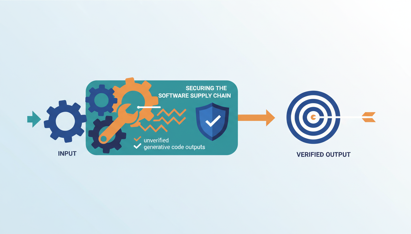 Conceptual illustration for Operationalizing AI Governance and Securing the Software Sup