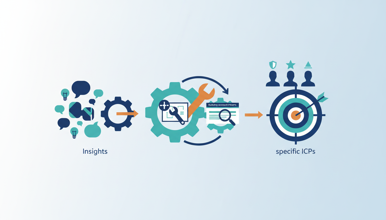 Conceptual illustration for Operationalizing AI Insights for Account Engagement