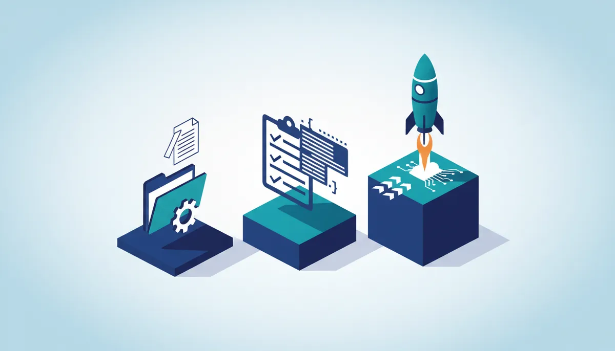 Conceptual illustration for Implementing Custom Skills and Secure Adoption Workflows