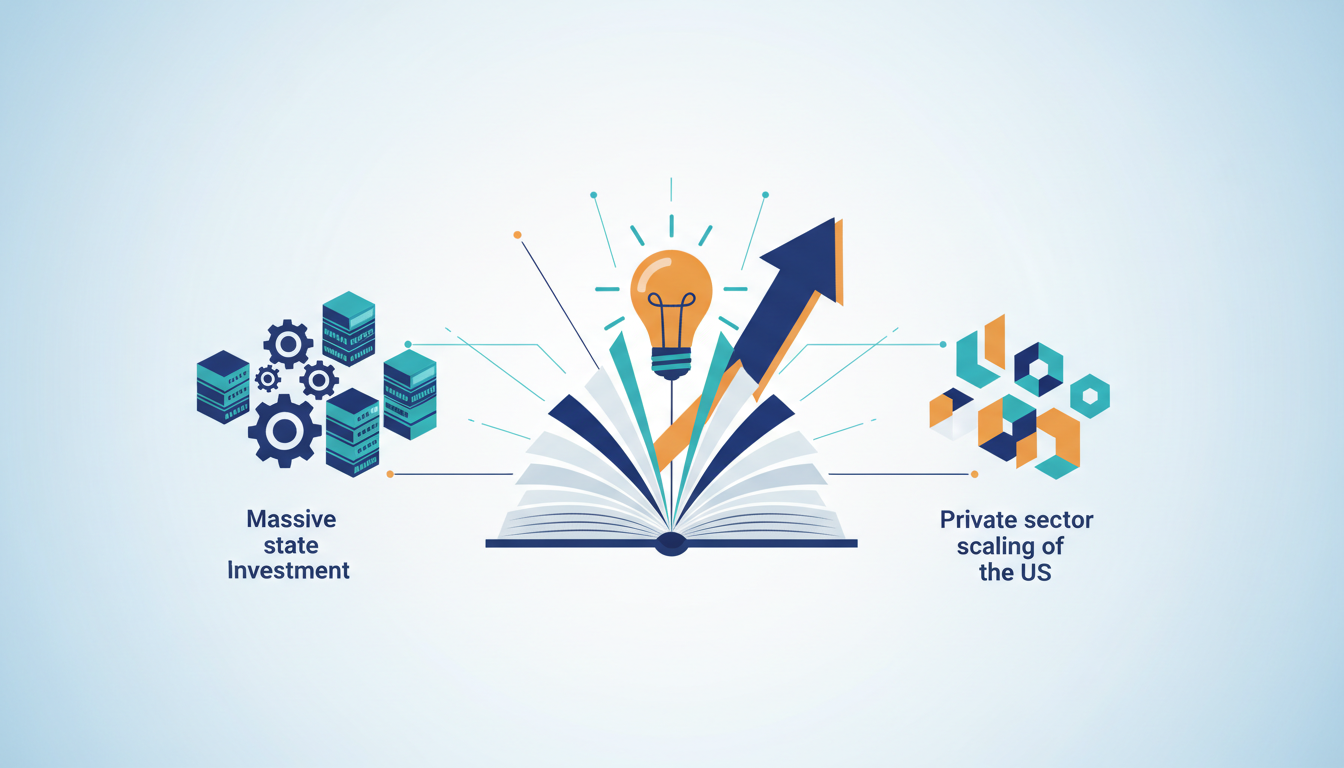 Conceptual illustration for Strategic Infrastructure Investment and Global Competitive P