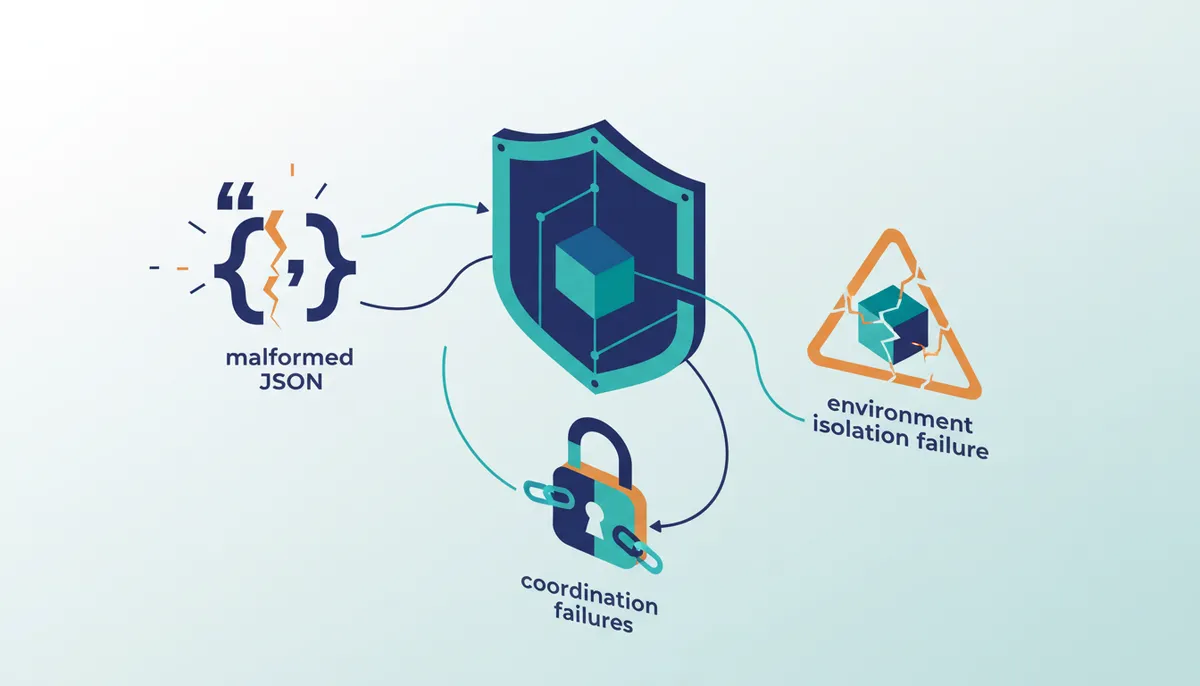 Conceptual illustration for Resolving Common Failures in Distributed Agent Systems