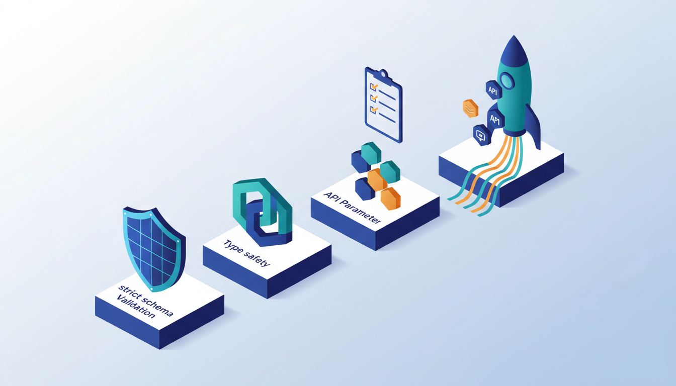 Conceptual illustration for Implementing Type-Safe Tool Definitions and Streaming Responses