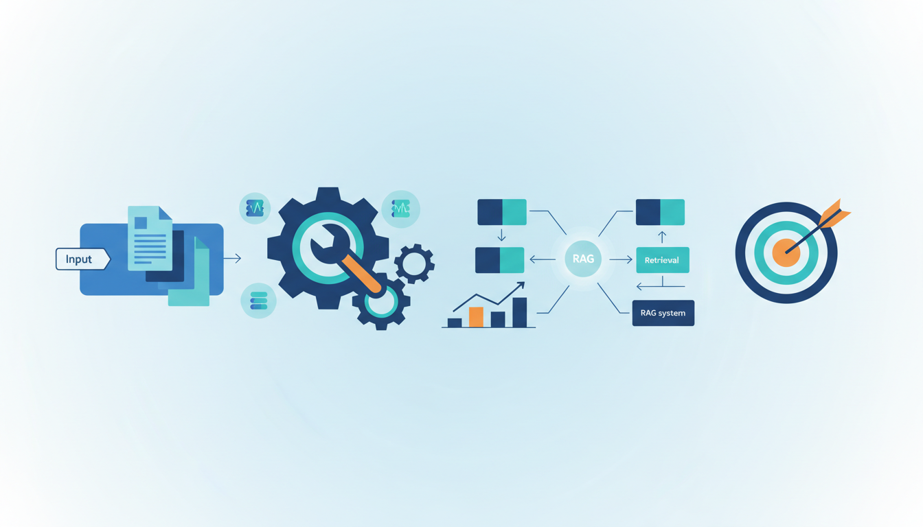 Conceptual illustration for Operationalizing Prompt Optimization and Model Benchmarking